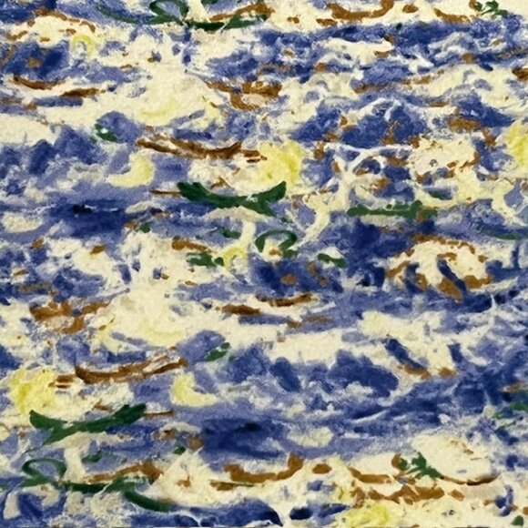 Two Claude Monet in Normandy Silk Neckties Water Breaking Water Lilies Gift Idea - Picture 10 of 13